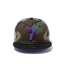 9FIFTY COMPOUND 7 NBA ロサンゼルス・レイカーズ ウッドランドカモ ブラックバイザー