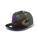 9FIFTY COMPOUND 7 NBA ロサンゼルス・レイカーズ ウッドランドカモ ブラックバイザー
