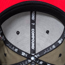 9FIFTY COMPOUND 7 NBA シカゴ・ブルズ ウッドランドカモ ブラックバイザー