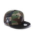 9FIFTY COMPOUND 7 NBA ブルックリン・ネッツ ウッドランドカモ ブラックバイザー