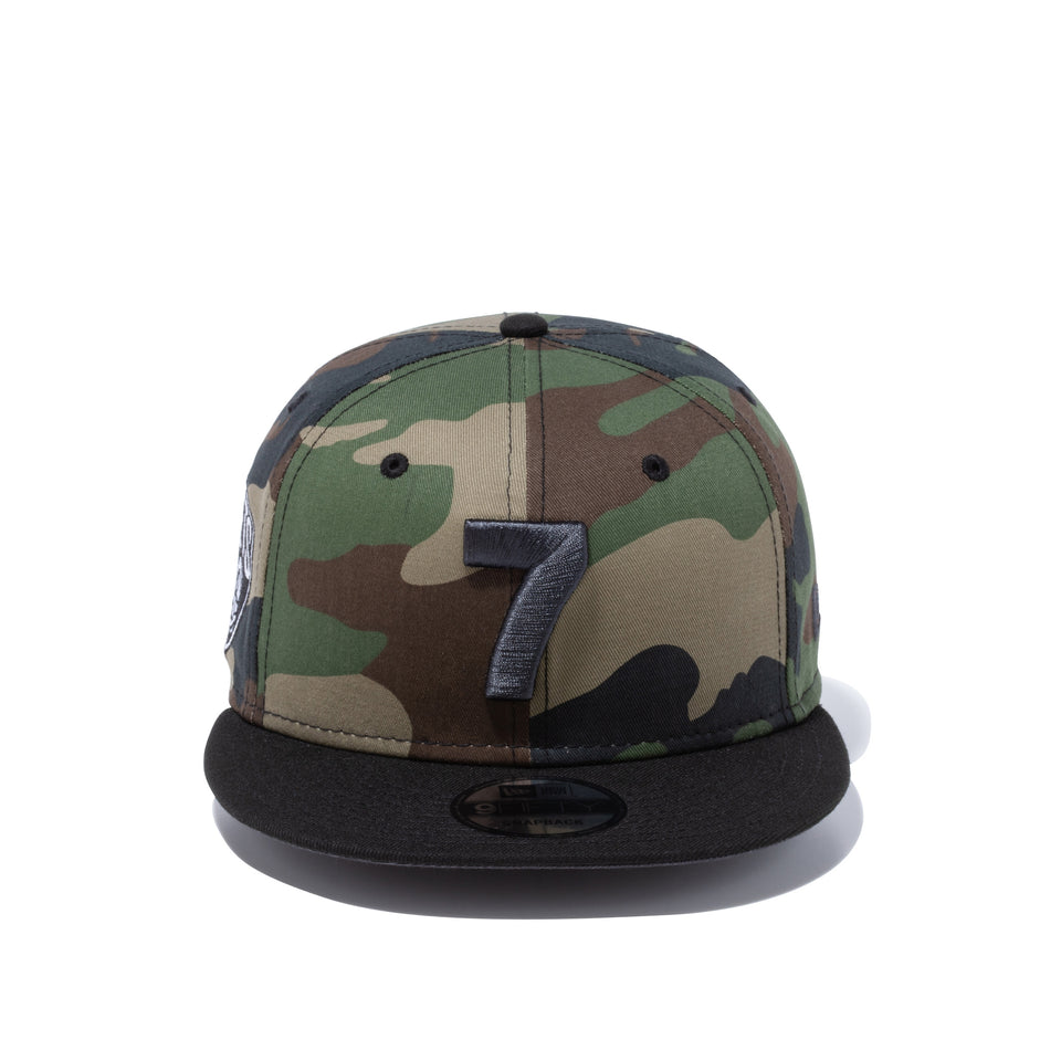 9FIFTY COMPOUND 7 NBA ブルックリン・ネッツ ウッドランドカモ ブラックバイザー