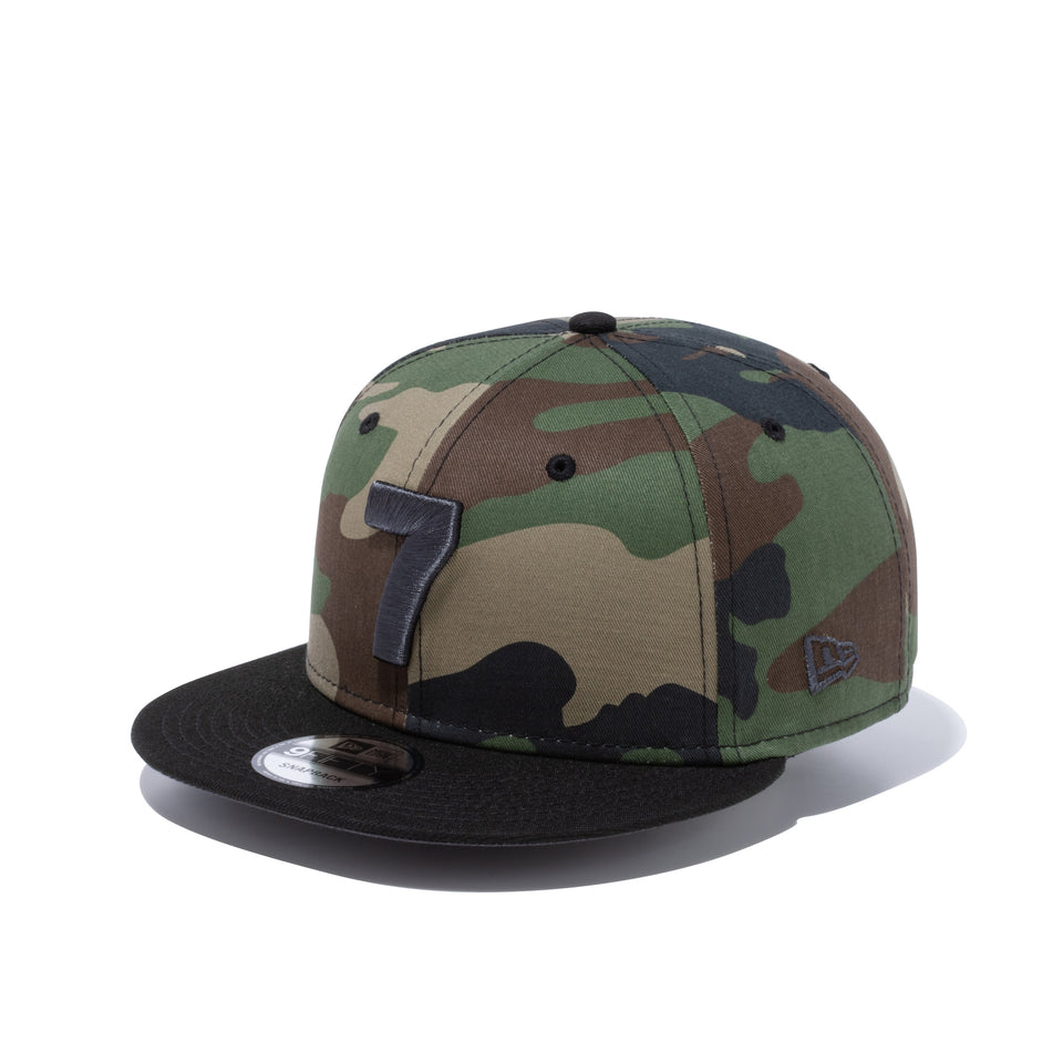 9FIFTY COMPOUND 7 NBA ブルックリン・ネッツ ウッドランドカモ ブラックバイザー