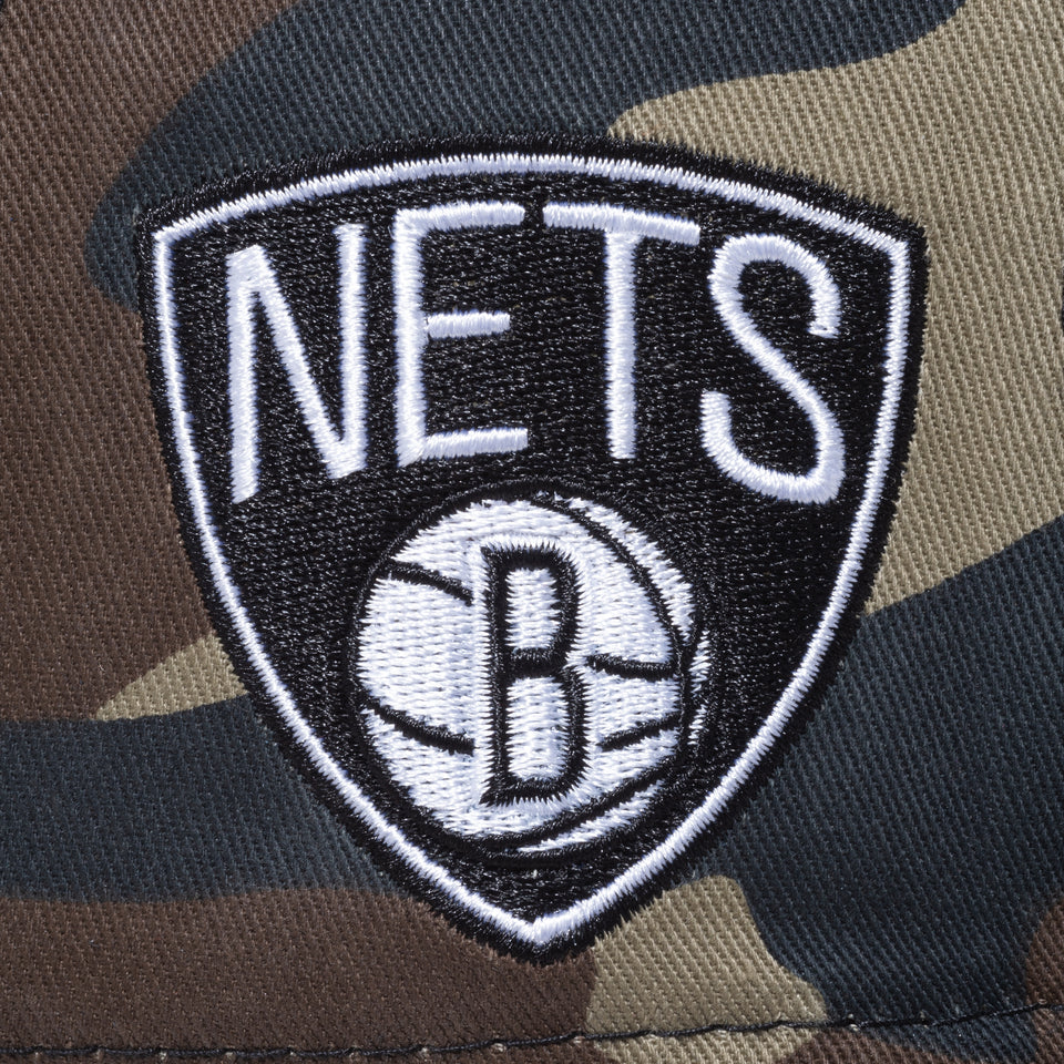 9FIFTY COMPOUND 7 NBA ブルックリン・ネッツ ウッドランドカモ ブラックバイザー