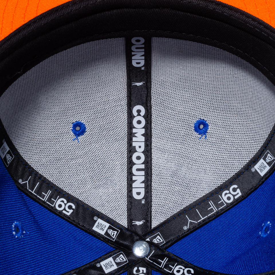 59FIFTY COMPOUND PLAY FOR CHANGE NBA ニューヨーク・ニックス オレンジアンダーバイザー