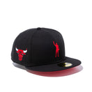 59FIFTY COMPOUND PLAY FOR CHANGE NBA シカゴ・ブルズ レッドアンダーバイザー