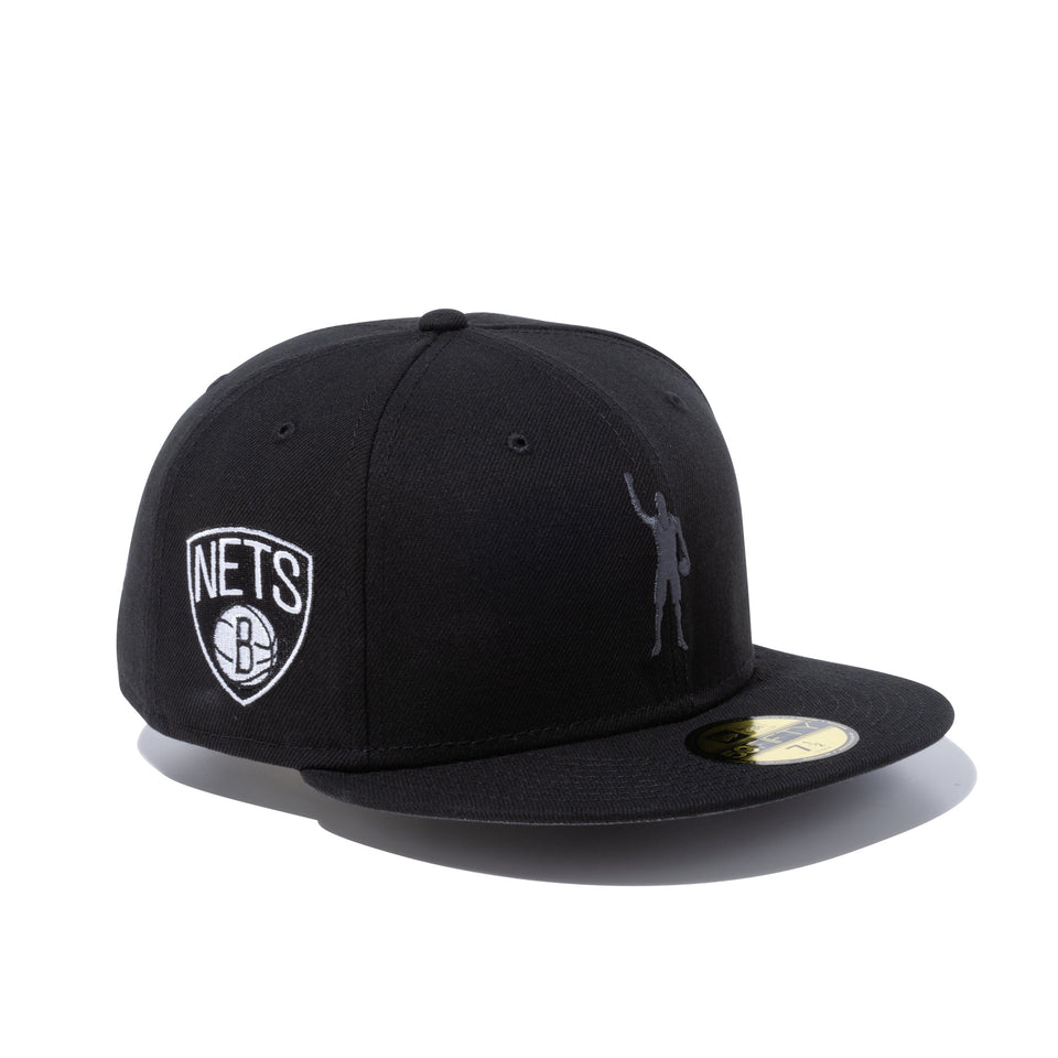 59FIFTY COMPOUND PLAY FOR CHANGE NBA ブルックリン・ネッツ グレーアンダーバイザー