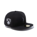 59FIFTY COMPOUND PLAY FOR CHANGE NBA ブルックリン・ネッツ グレーアンダーバイザー