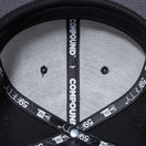 59FIFTY COMPOUND PLAY FOR CHANGE NBA ブルックリン・ネッツ グレーアンダーバイザー