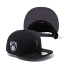 59FIFTY COMPOUND PLAY FOR CHANGE NBA ブルックリン・ネッツ グレーアンダーバイザー