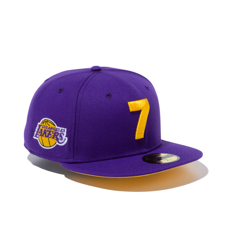 59FIFTY COMPOUND 7 NBA ロサンゼルス・レイカーズ イエローアンダーバイザー