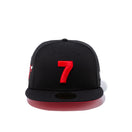 59FIFTY COMPOUND 7 NBA シカゴ・ブルズ レッドアンダーバイザー