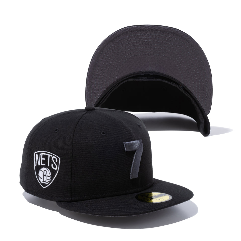 59FIFTY COMPOUND 7 NBA ブルックリン・ネッツ グレーアンダーバイザー