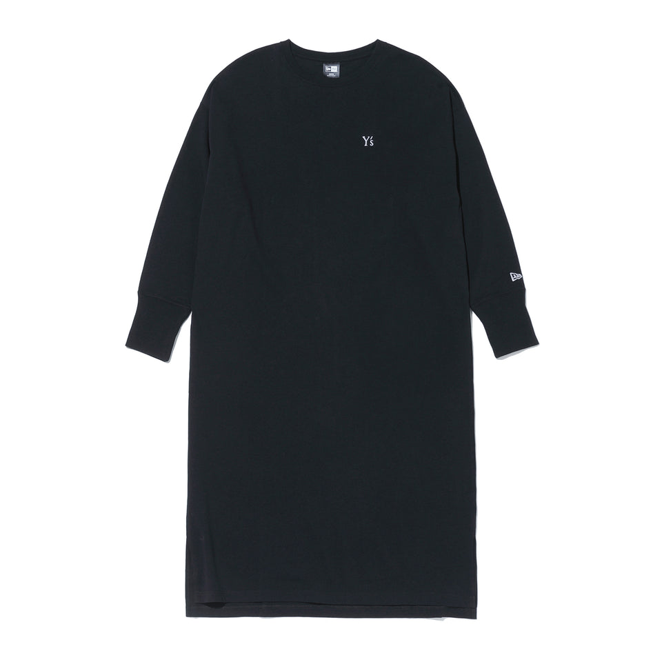 長袖 コットン ワンピース FALL & WINTER 2021 Y's ブラック × グレー