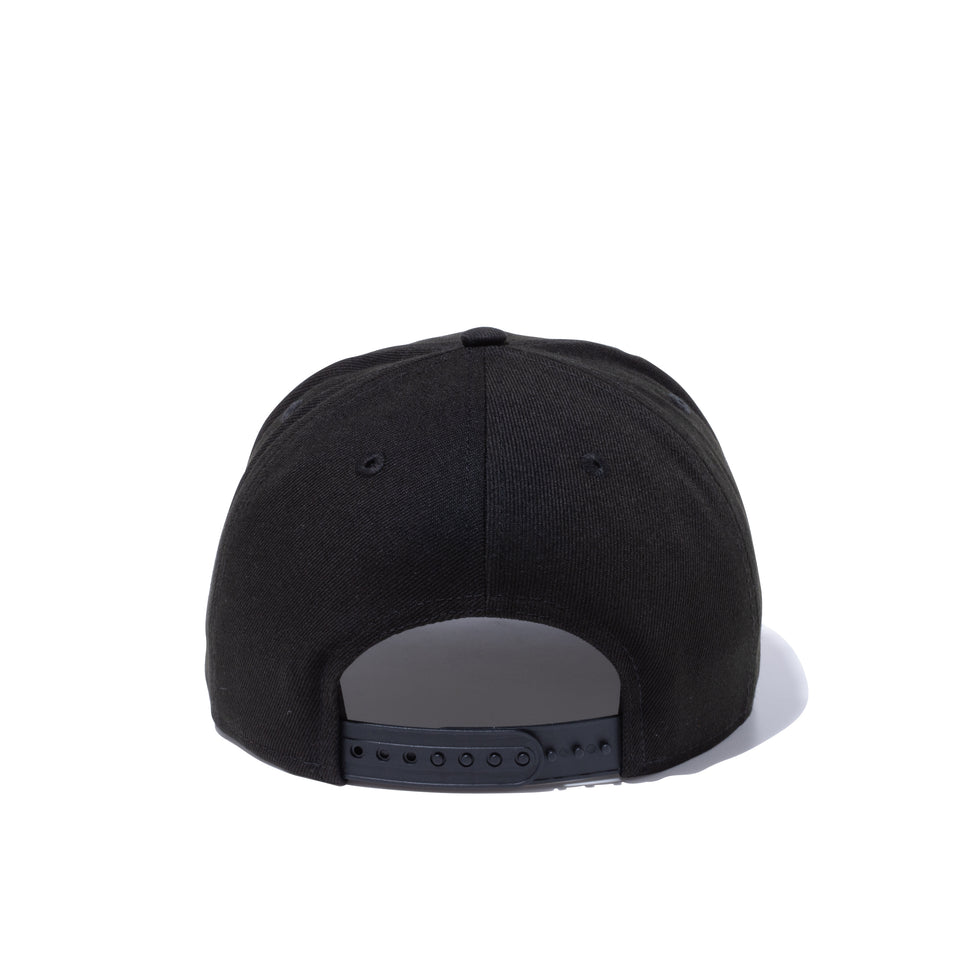 9FIFTY サンドイッチバイザー ボックスロゴ NEW ERA ブラック/レッド
