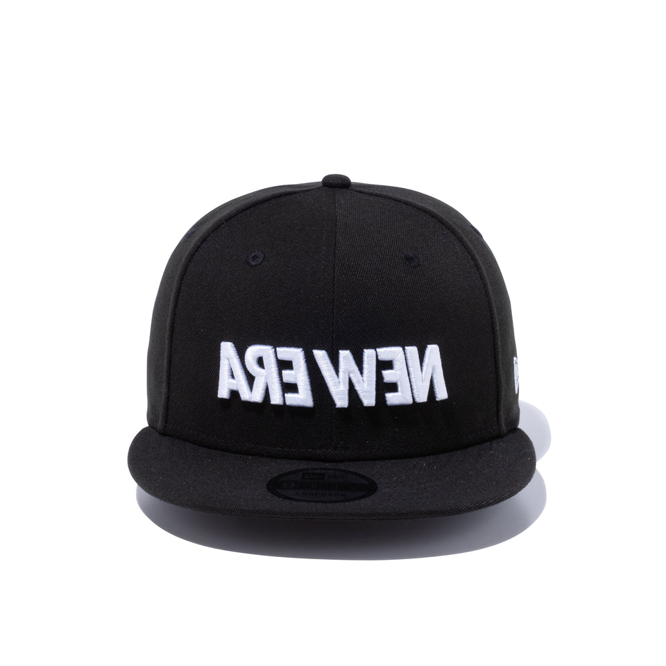 9FIFTY ワードマーク ミラーロゴ ブラック