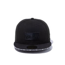59FIFTY サンドイッチバイザー ボックスロゴ NEW ERA ブラック/ホワイト