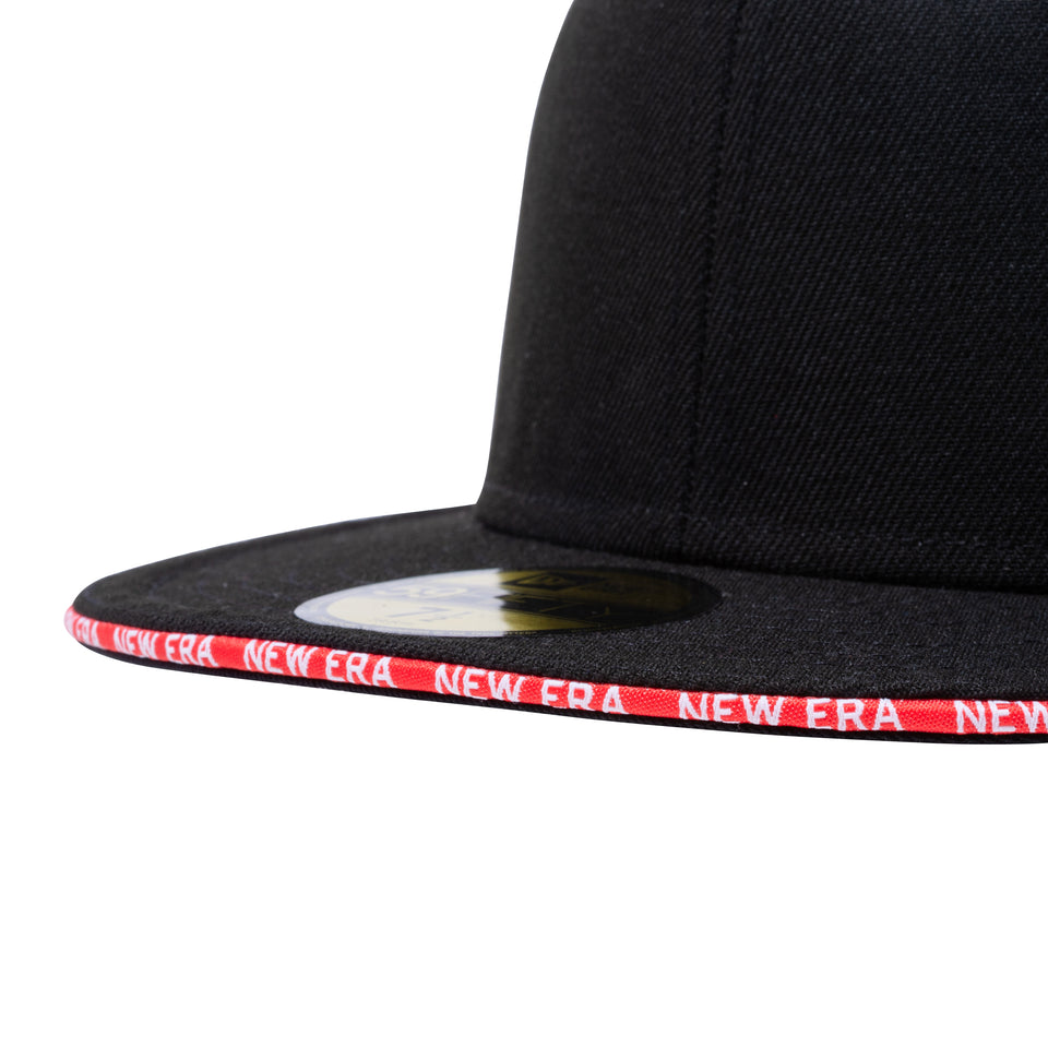 59FIFTY サンドイッチバイザー NEW ERA ブラック/レッド
