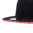 59FIFTY サンドイッチバイザー NEW ERA ブラック/レッド