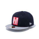 59FIFTY シェニール Nロゴ ネイビー グレーバイザー