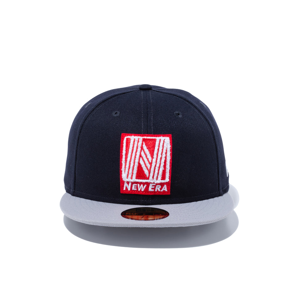 59FIFTY シェニール Nロゴ ネイビー グレーバイザー
