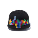 9FIFTY TETRIS™ テトリス テトリミノ ブラック×マルチカラー