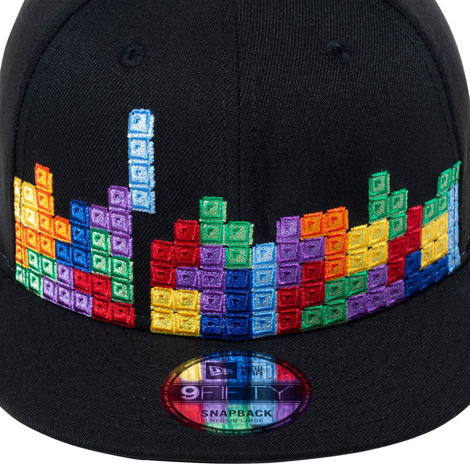9FIFTY TETRIS™ テトリス テトリミノ ブラック×マルチカラー