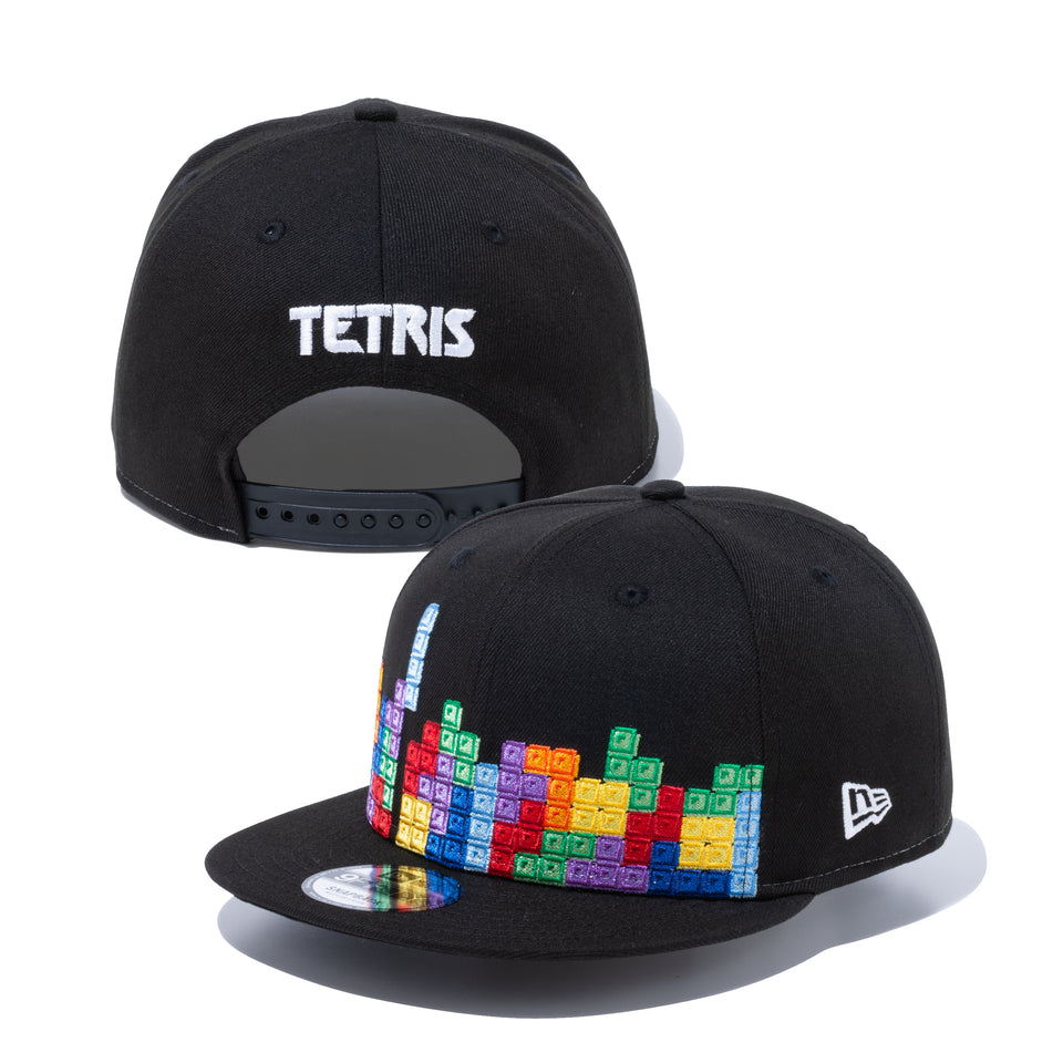 9FIFTY TETRIS™ テトリス テトリミノ ブラック×マルチカラー