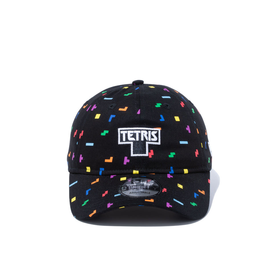 9THIRTY TETRIS™ テトリス オールオーバープリント ブラック×マルチカラー