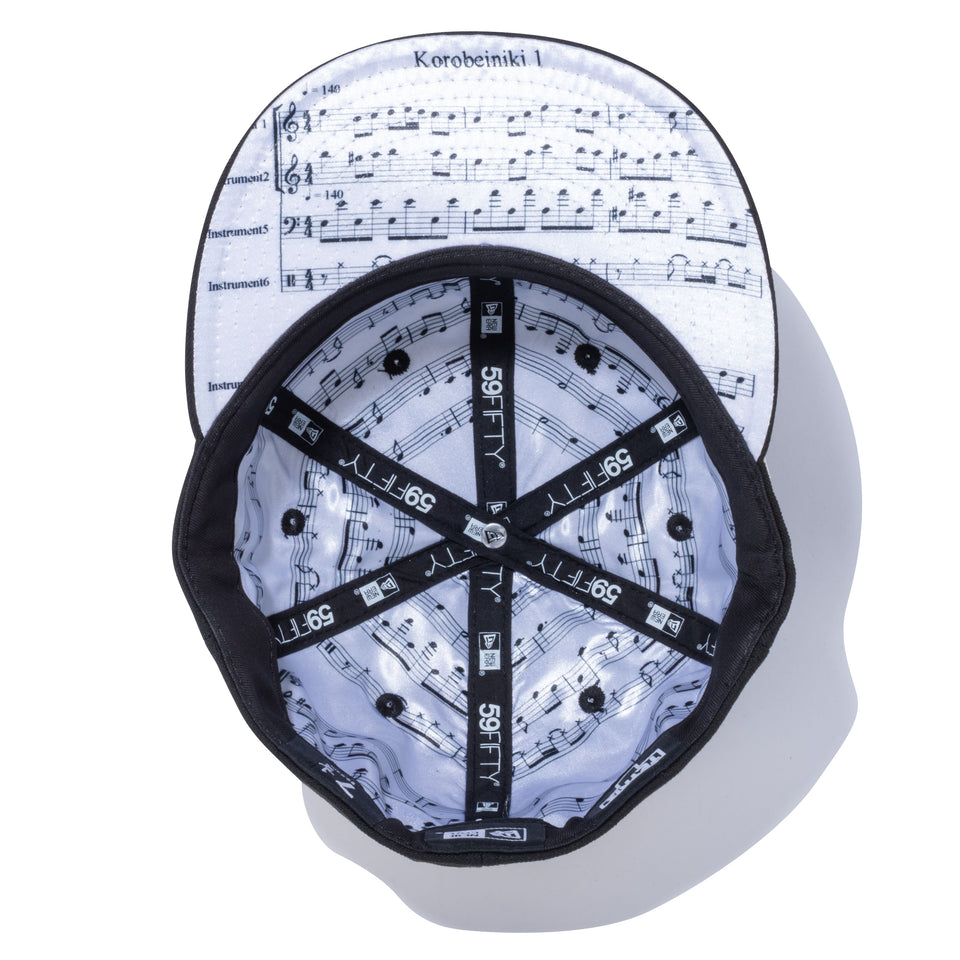 59FIFTY TETRIS™ テトリス インサイドプリント ブラック×ホワイト