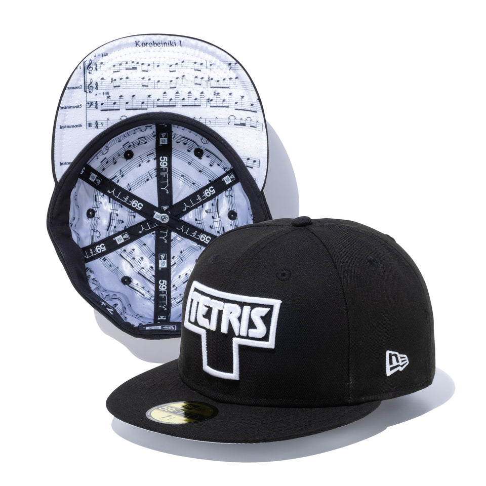 59FIFTY TETRIS™ テトリス インサイドプリント ブラック×ホワイト