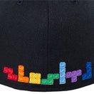 59FIFTY TETRIS™ テトリス ロゴ ブラック×マルチカラー