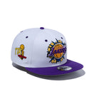 9FIFTY COMIC FRONT ロサンゼルス・レイカーズ グレーアンダーバイザー