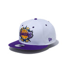 9FIFTY COMIC FRONT ロサンゼルス・レイカーズ グレーアンダーバイザー