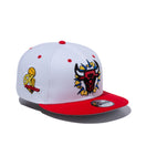 9FIFTY COMIC FRONT シカゴ・ブルズ グレーアンダーバイザー