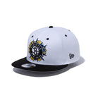 9FIFTY COMIC FRONT ブルックリン・ネッツ グレーアンダーバイザー