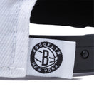 9FIFTY COMIC FRONT ブルックリン・ネッツ グレーアンダーバイザー
