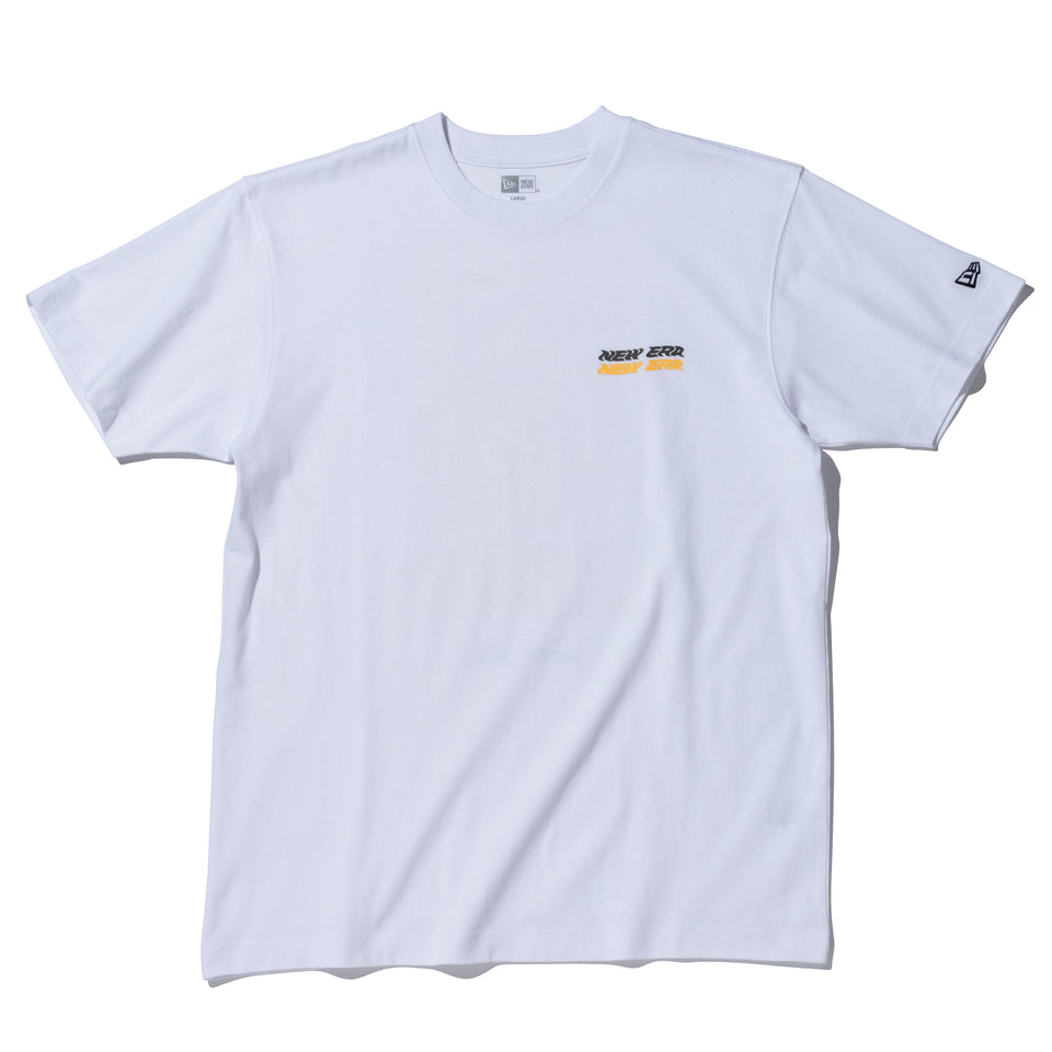 半袖 コットン Tシャツ KENTARO YOSHIDA ポスター アートワーク ホワイト レギュラーフィット