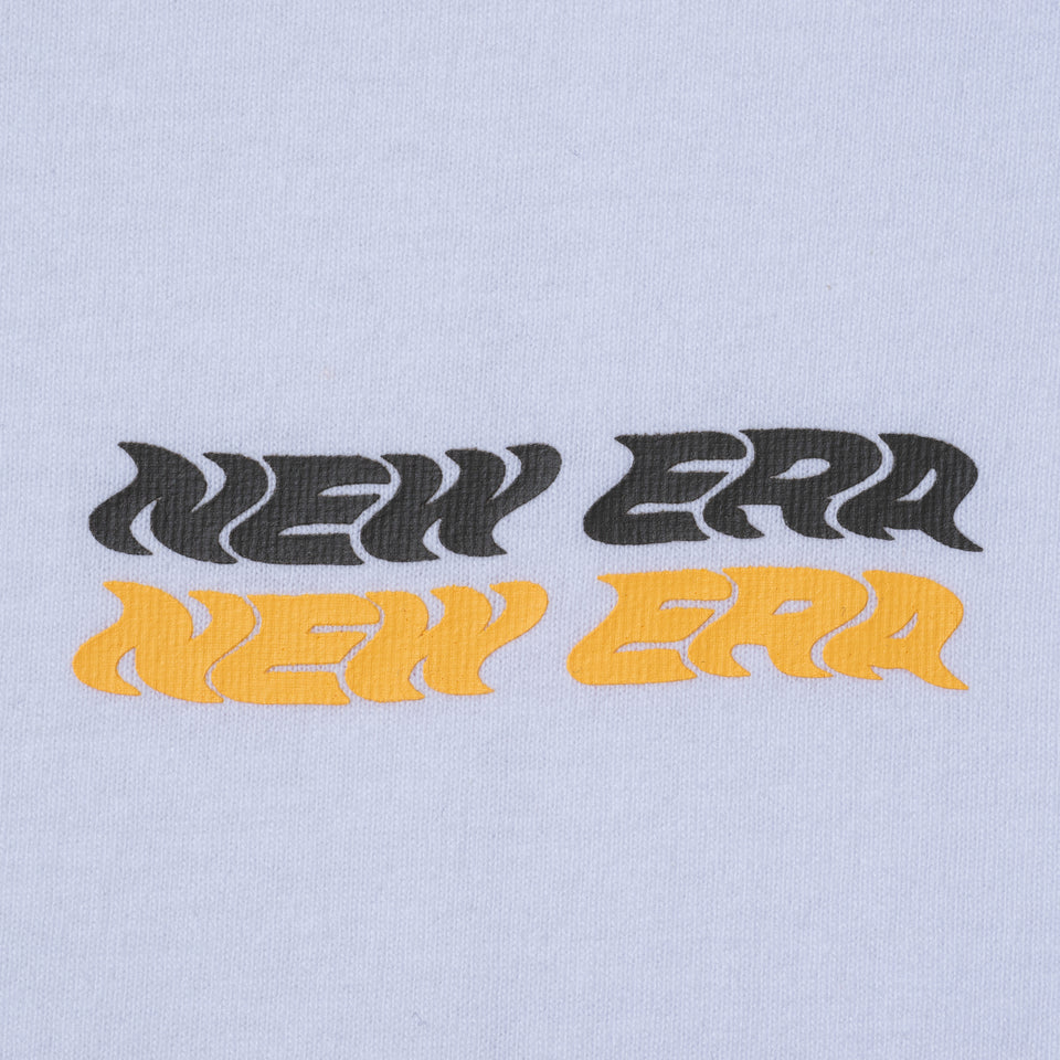 半袖 コットン Tシャツ KENTARO YOSHIDA ポスター アートワーク ホワイト レギュラーフィット