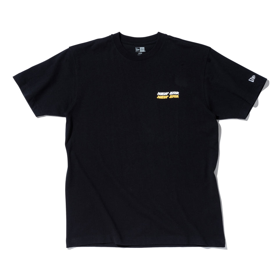半袖 コットン Tシャツ KENTARO YOSHIDA ポスター アートワーク ブラック レギュラーフィット