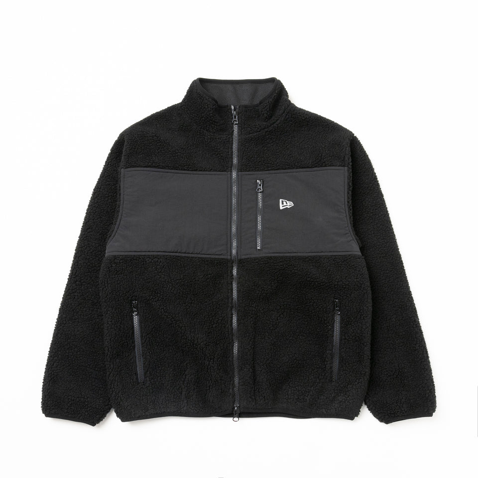 ボアフリースジャケット ブラック【 Performance Apparel 】