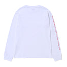 長袖 コットンTシャツ 古川優香 Yuka Furukawa 鯉 ホワイト レギュラーフィット
