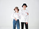 長袖 コットンTシャツ 古川優香 Yuka Furukawa 鯉 ホワイト レギュラーフィット