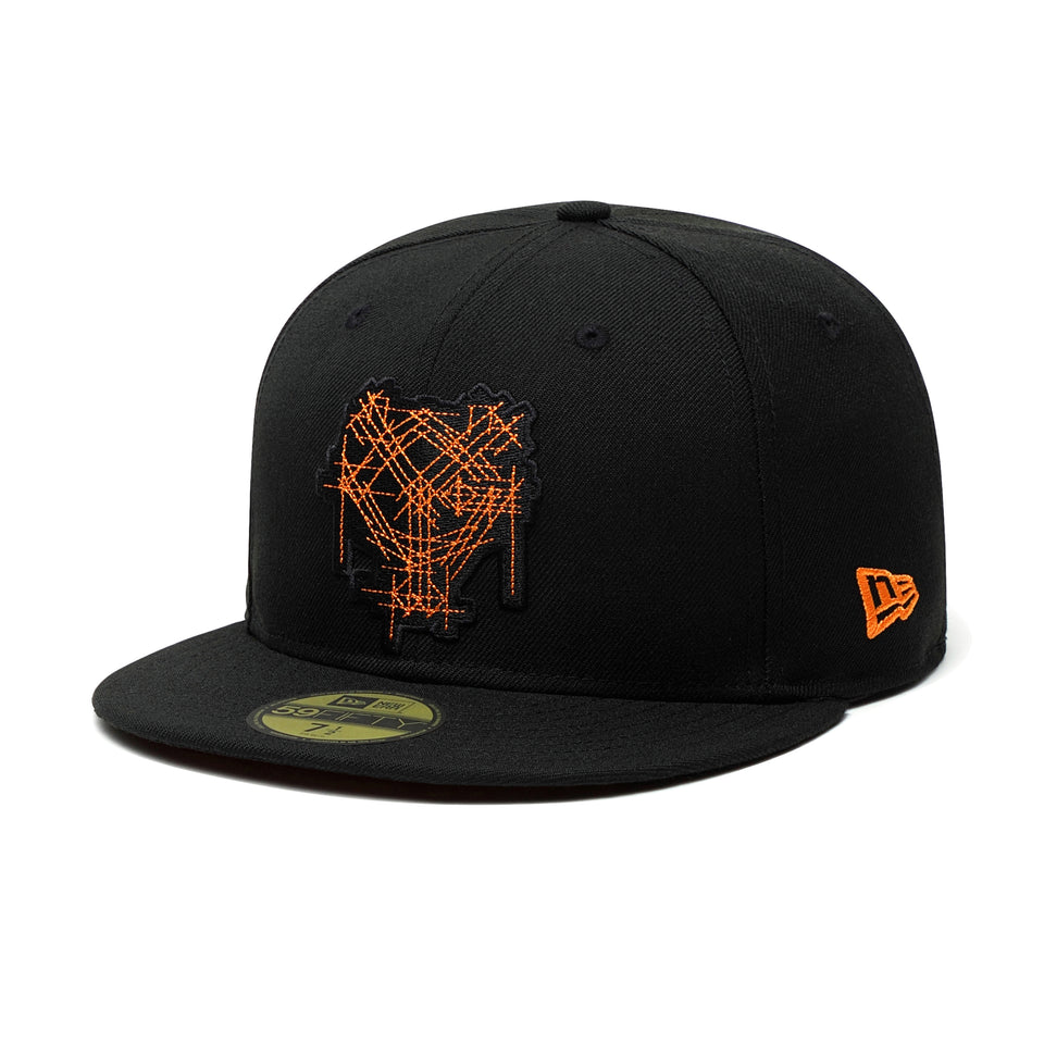 59FIFTY 読売ジャイアンツ x TAKAHIROMIYASHITATheSoloist. x NEW ERA ブラック/オレンジ