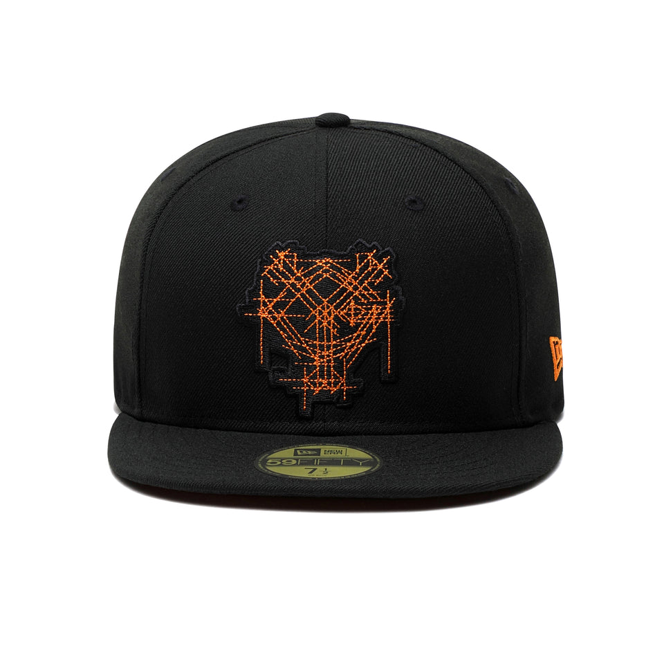 59FIFTY 読売ジャイアンツ x TAKAHIROMIYASHITATheSoloist. x NEW ERA ブラック/オレンジ