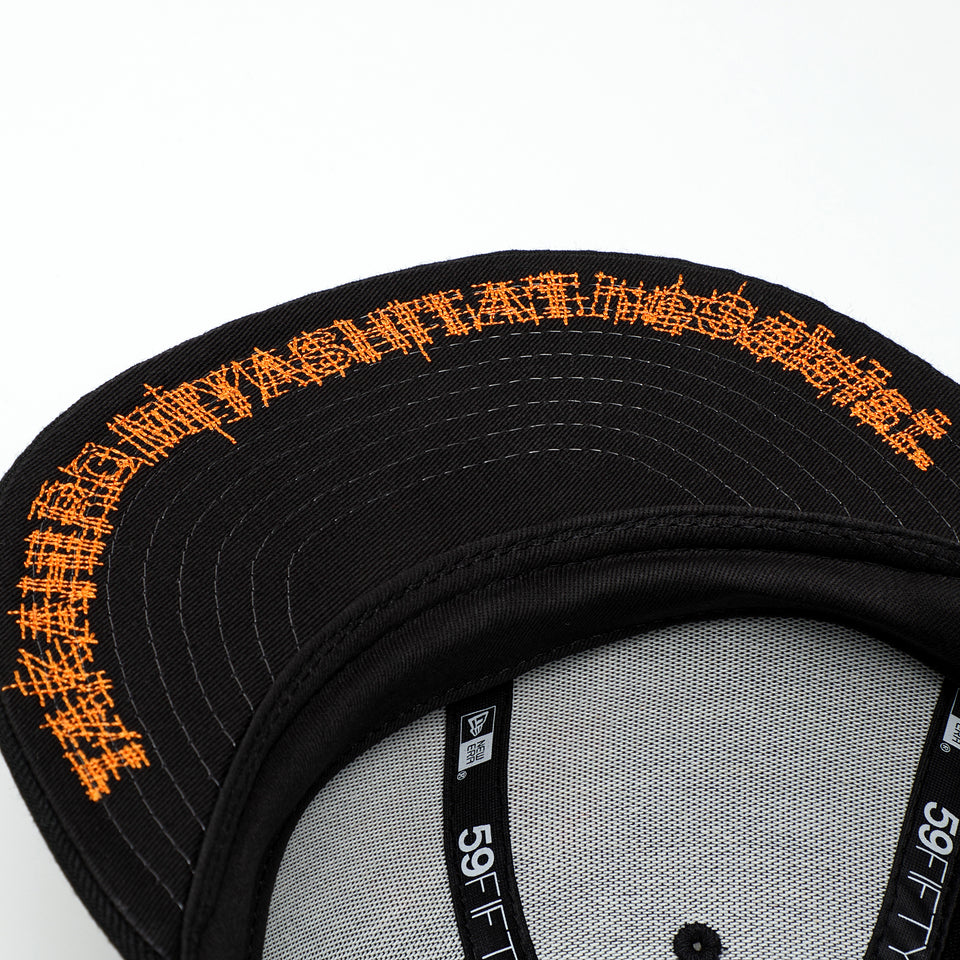 59FIFTY 読売ジャイアンツ x TAKAHIROMIYASHITATheSoloist. x NEW ERA ブラック/オレンジ
