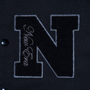 【10月発売】バーシティージャケット NEW ERA BLACK LABEL ブラック