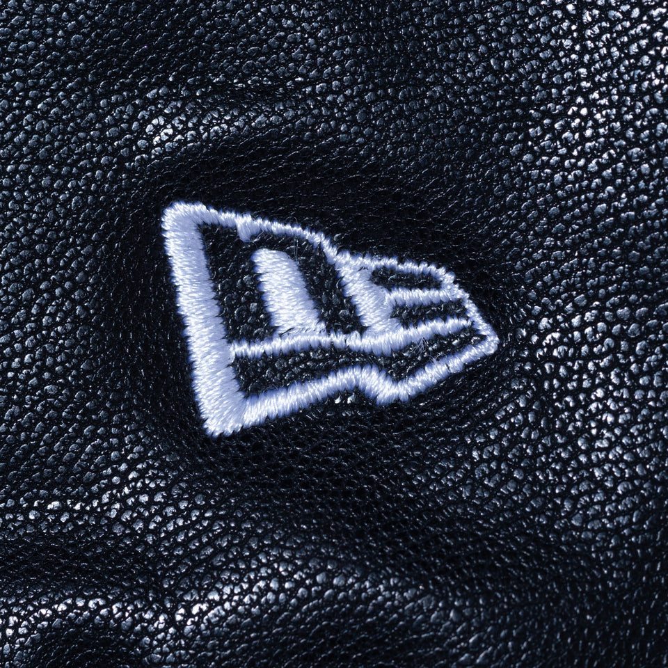 【10月発売】バーシティージャケット NEW ERA BLACK LABEL ブラック