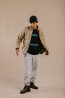【10月発売】パフジャケット NEW ERA BLACK LABEL カーキ