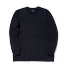 長袖 フットボール コットン Tシャツ NEW ERA BLACK LABEL ヘビーウェイト ブラック