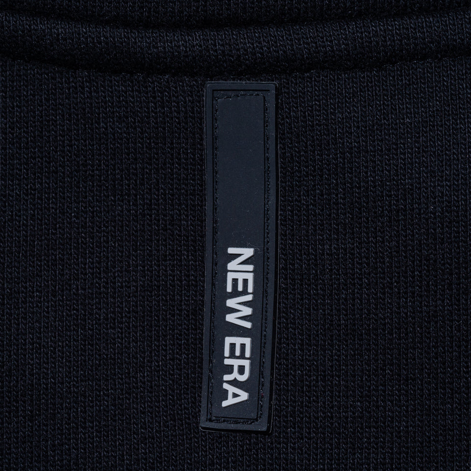 裏起毛 ハーフジップ スウェット NEW ERA BLACK LABEL ヘビーウェイト ブラック
